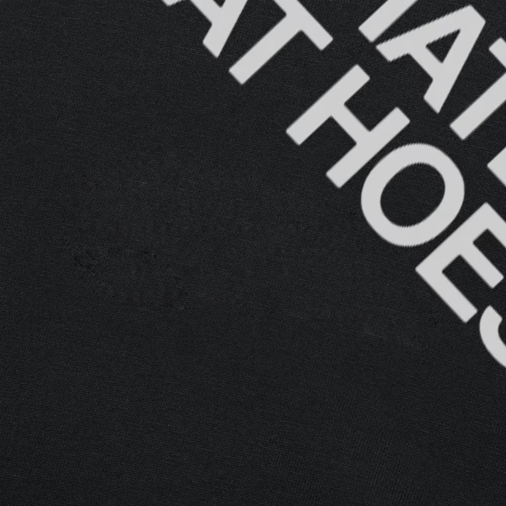 I Hate Fat Hoes Printed Letters T-Shirt Fashion Casual Streetwear Loose Man T Shirt Streetwear Hipster Harajuku Soft Women Tees