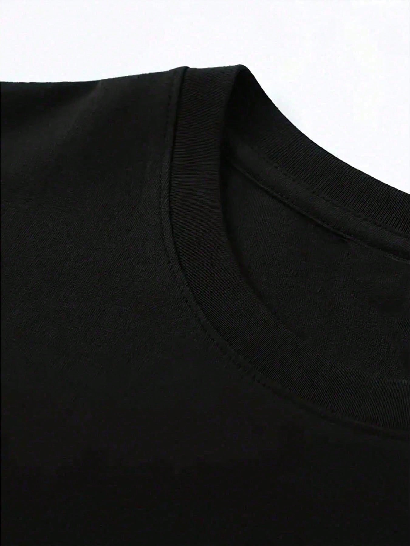 Boyz Short Sleeve T-Shirt Men'S Casual round Neck T-Shirt Fashionable Wear 190G