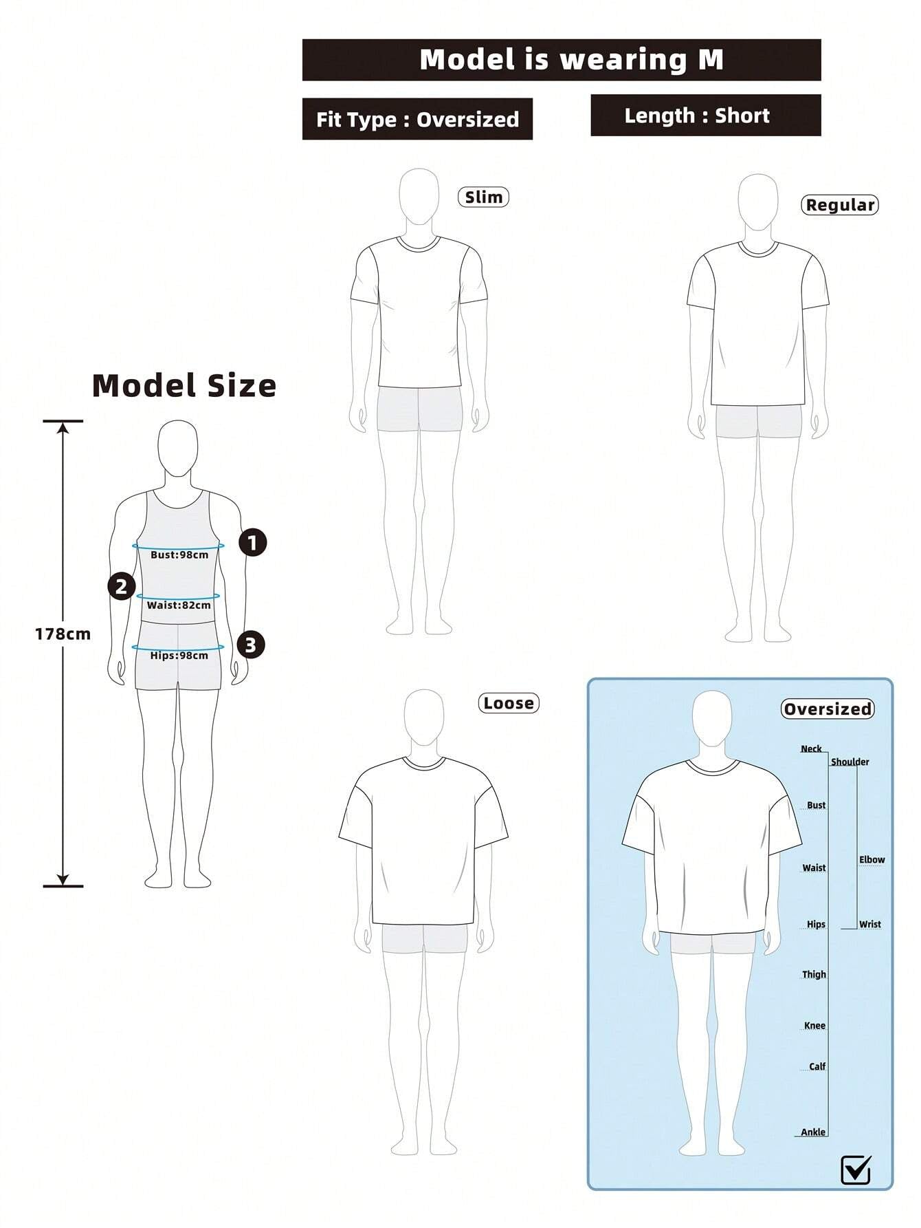 Manfinity Streetrush Men'S Stripe Panel Digit Print Short Sleeve T-Shirt, Casual Daily Wear, Graphic Tee, Graphic T-Shirt, Graphic Men T-Shirt