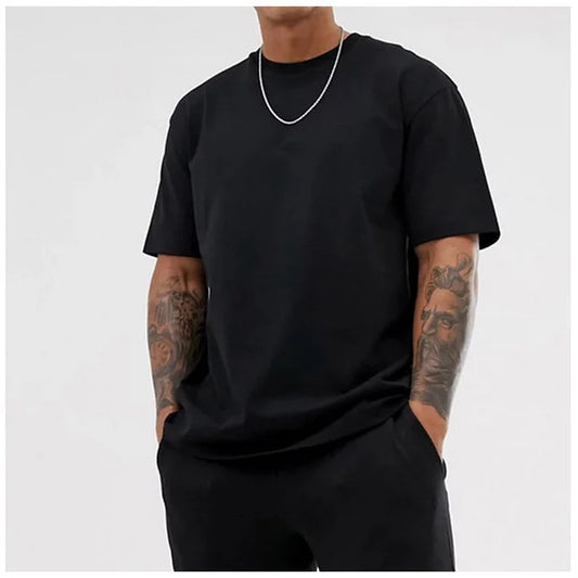 Classic Black T-Shirt Oversize Hip Hop Street Wear Style - Ready to Wear Soft Fashion T-Shirt Great Holiday Black Friday Sale Gift